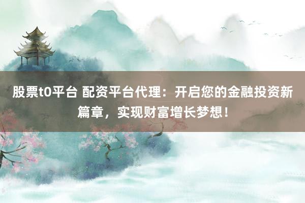 股票t0平台 配资平台代理：开启您的金融投资新篇章，实现财富增长梦想！