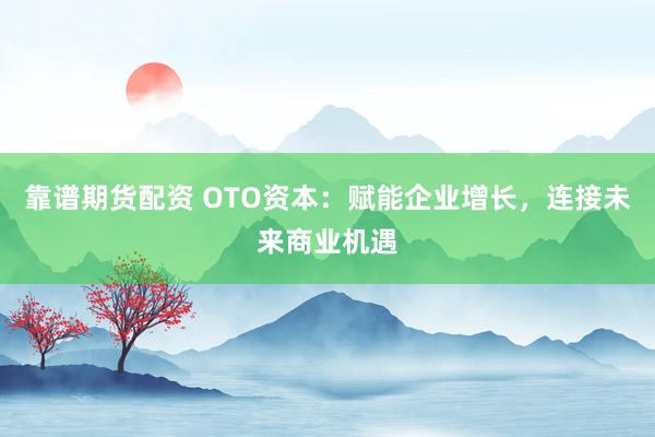 靠谱期货配资 OTO资本：赋能企业增长，连接未来商业机遇