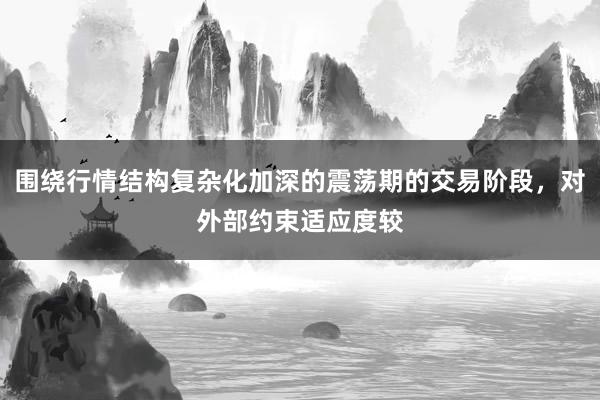 围绕行情结构复杂化加深的震荡期的交易阶段，对外部约束适应度较