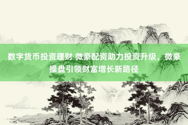 数字货币投资理财 微豪配资助力投资升级，微豪操盘引领财富增长新路径